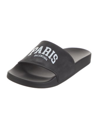 Balenciaga Rubber Printed Slides