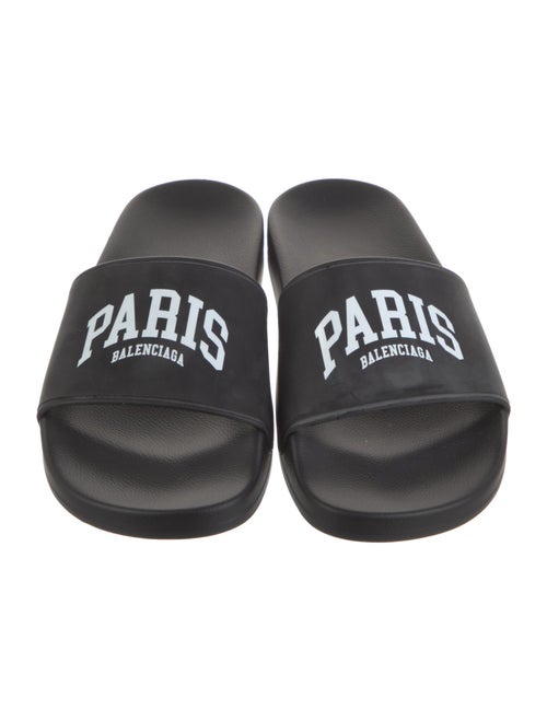 Balenciaga Rubber Printed Slides