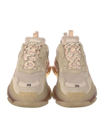 Balenciaga Triple S Clear Sole Chunky Sneakers