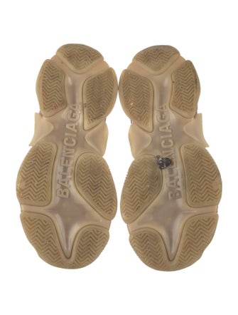 Balenciaga Triple S Clear Sole Chunky Sneakers