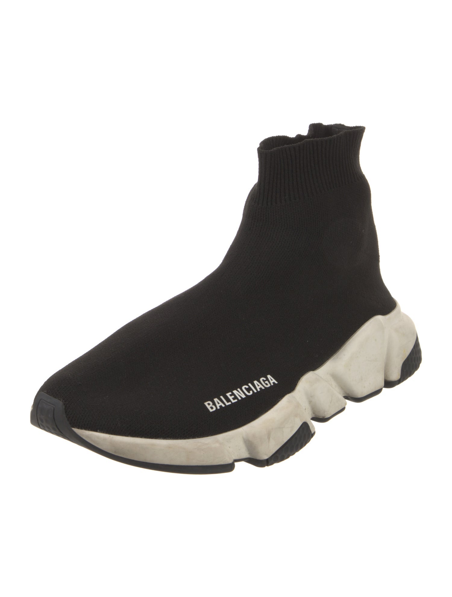 Balenciaga Speed Trainer 'Black White' Sock Sneakers