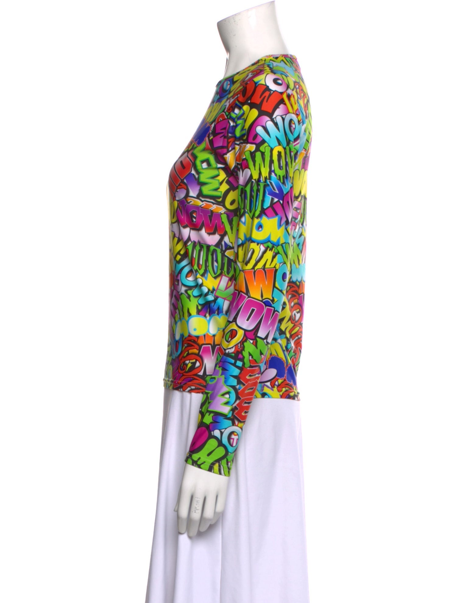 Balenciaga 2021 Printed Top