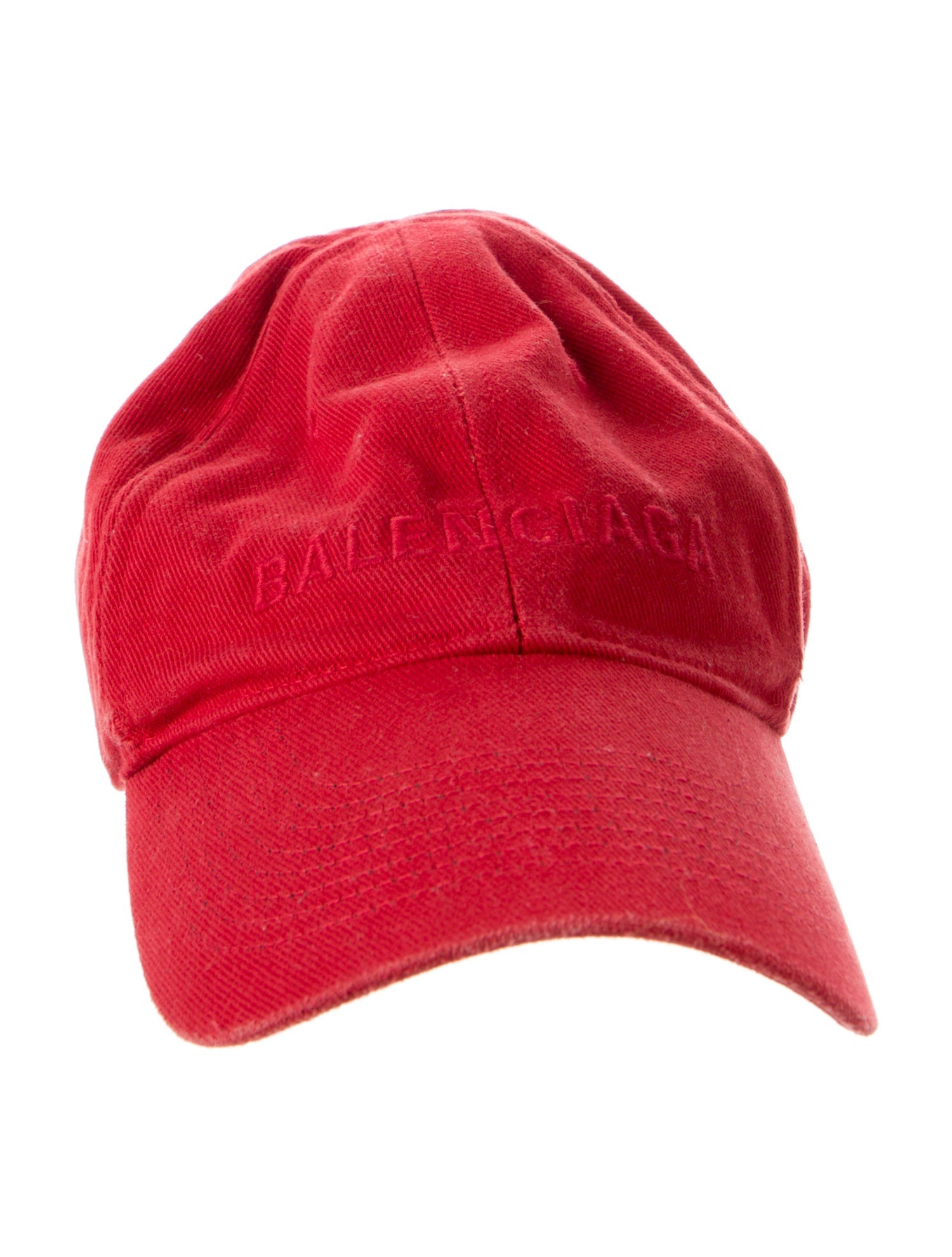 Balenciaga Solid Embroidered Baseball Cap