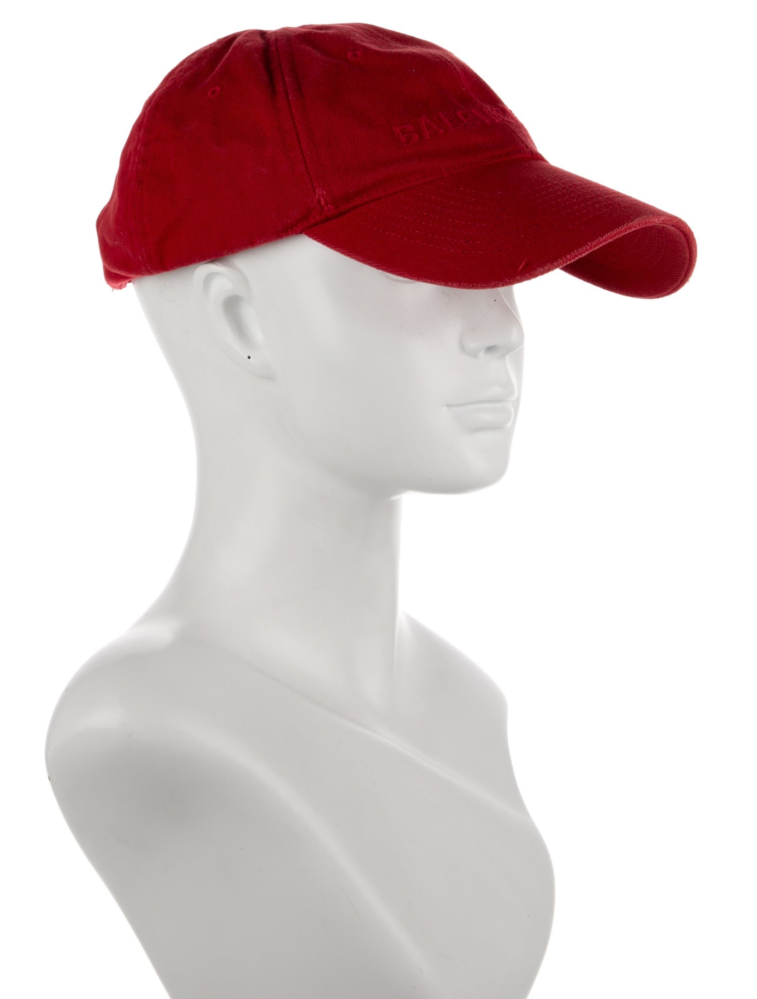 Balenciaga Solid Embroidered Baseball Cap