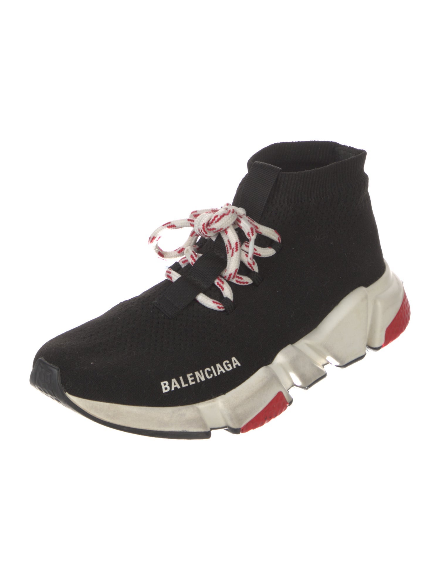 Balenciaga Speed Trainer Lace Up Sock Sneakers