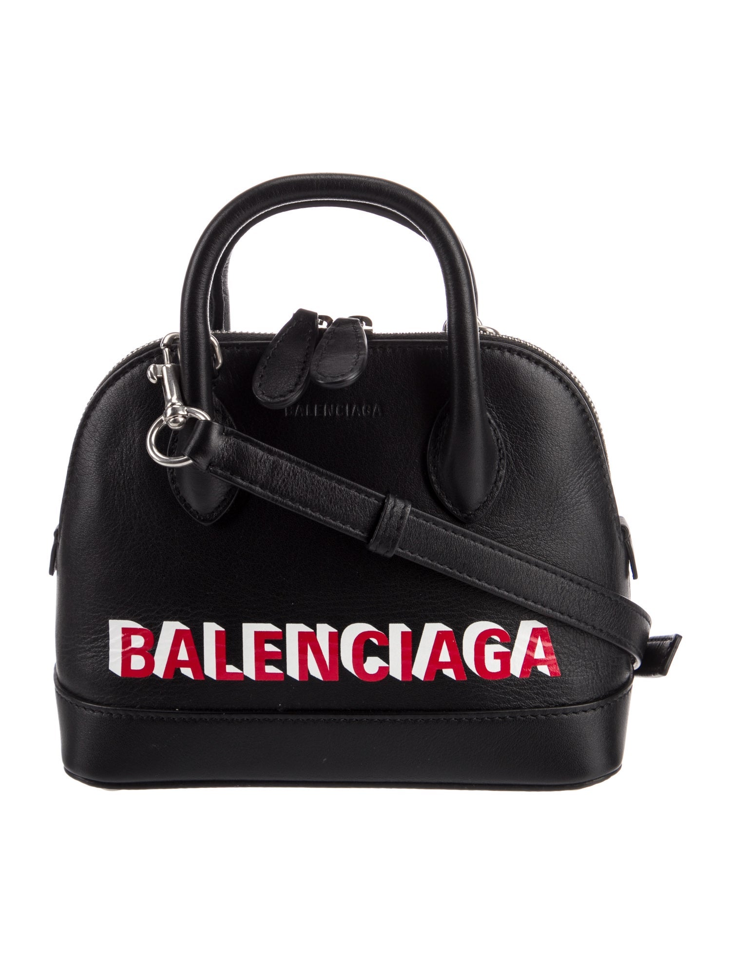●送料込●BALENCIAGA●VILLE MINI TOP HANDLE Balenciaga Ville Mini Handbag Metallized Crocodile Embossed