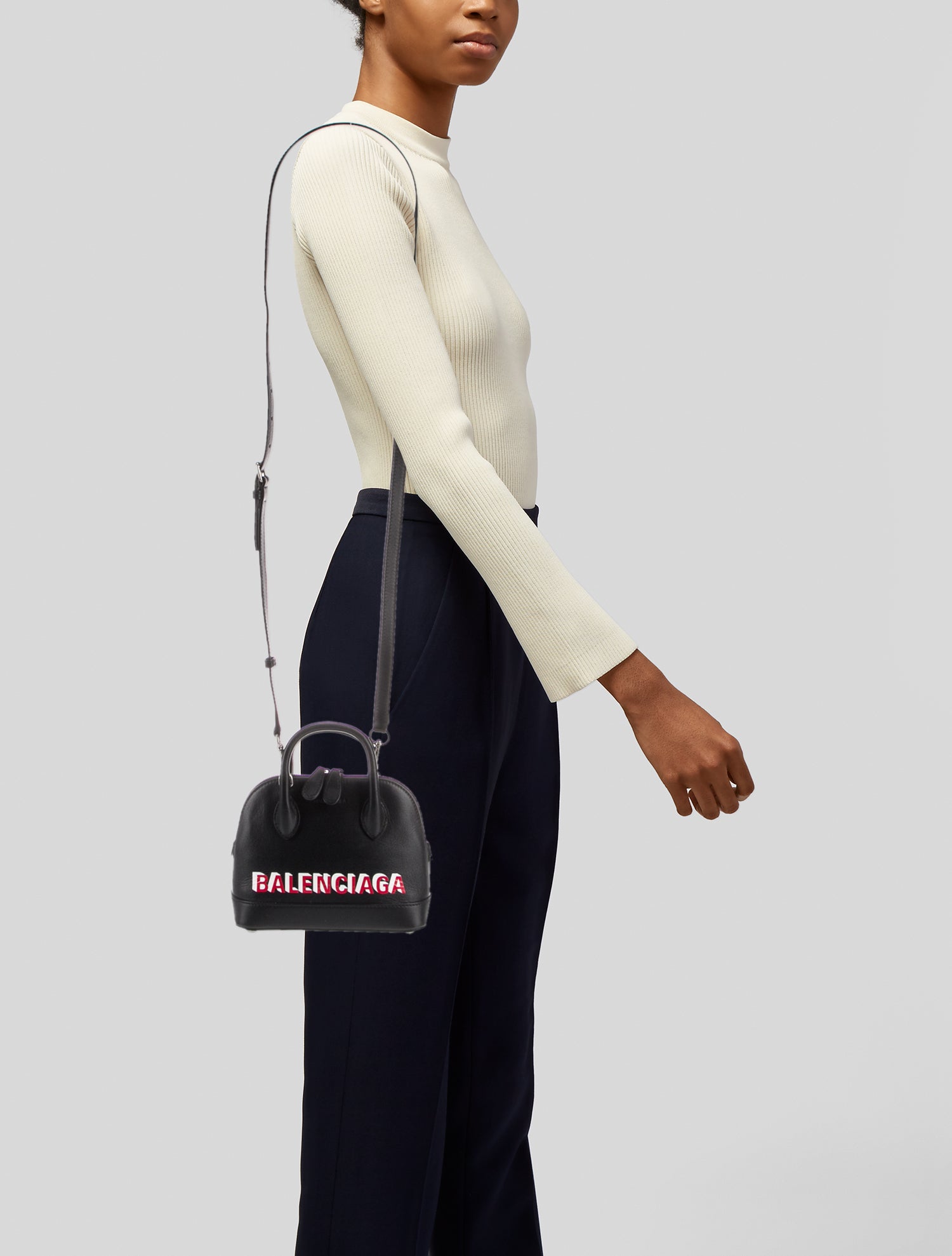 Balenciaga XXS Ville Top Handle Bag - Black Mini Bags