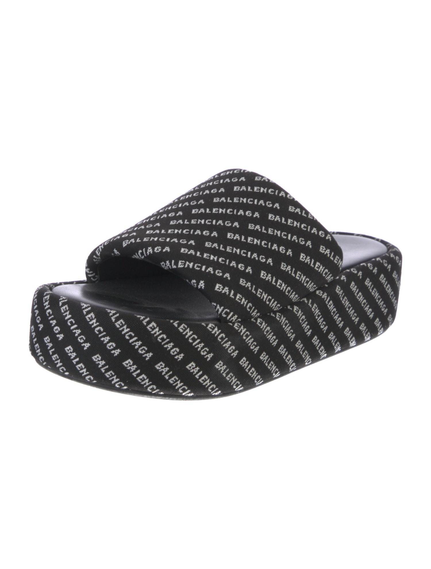 Balenciaga Printed Slides
