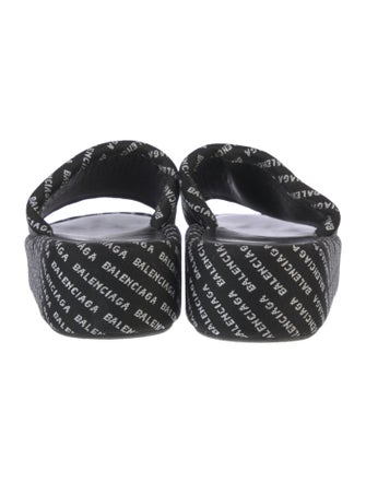 Balenciaga Printed Slides