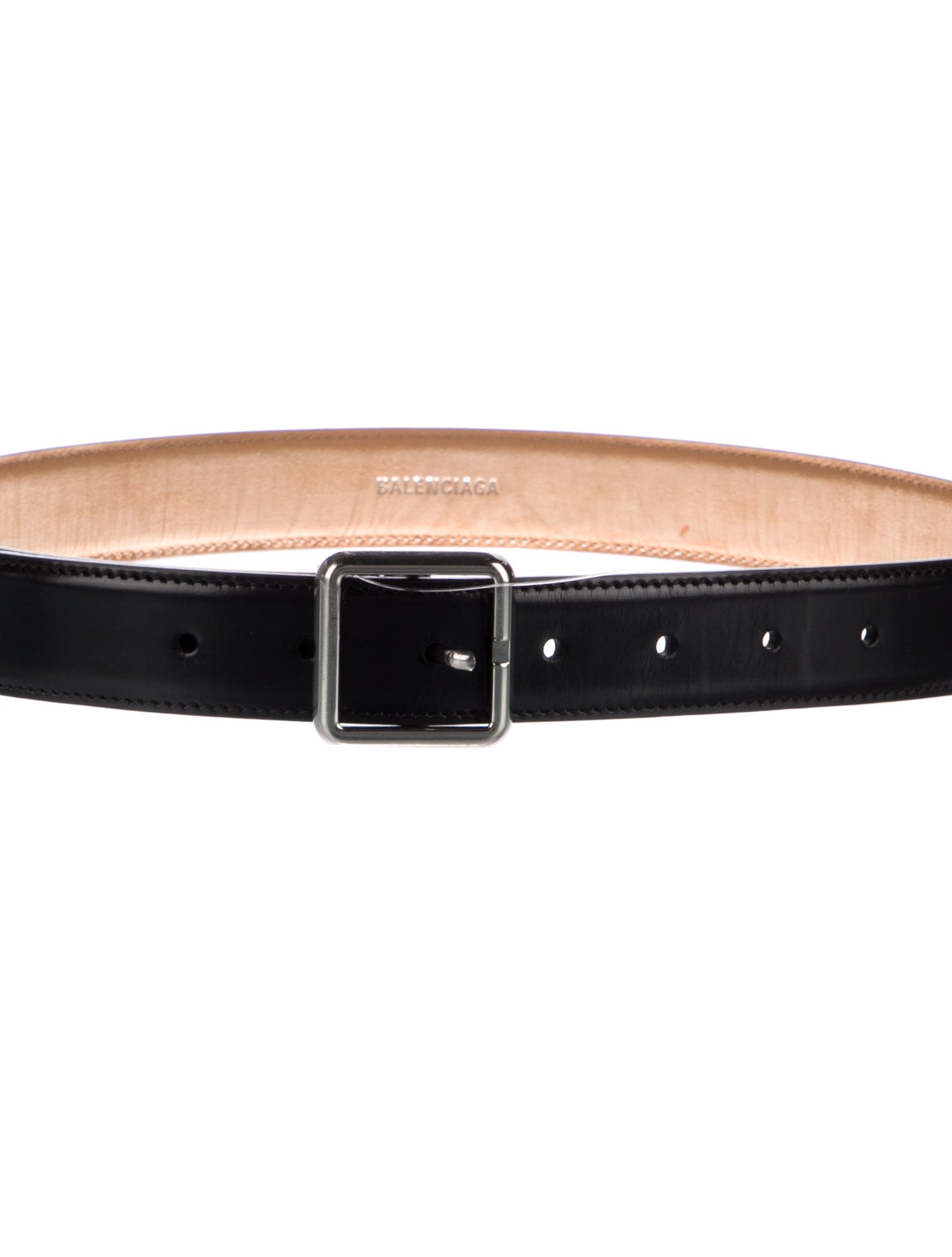Balenciaga Skinny Leather Belt