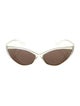 Balenciaga Cat-Eye Mirrored Sunglasses