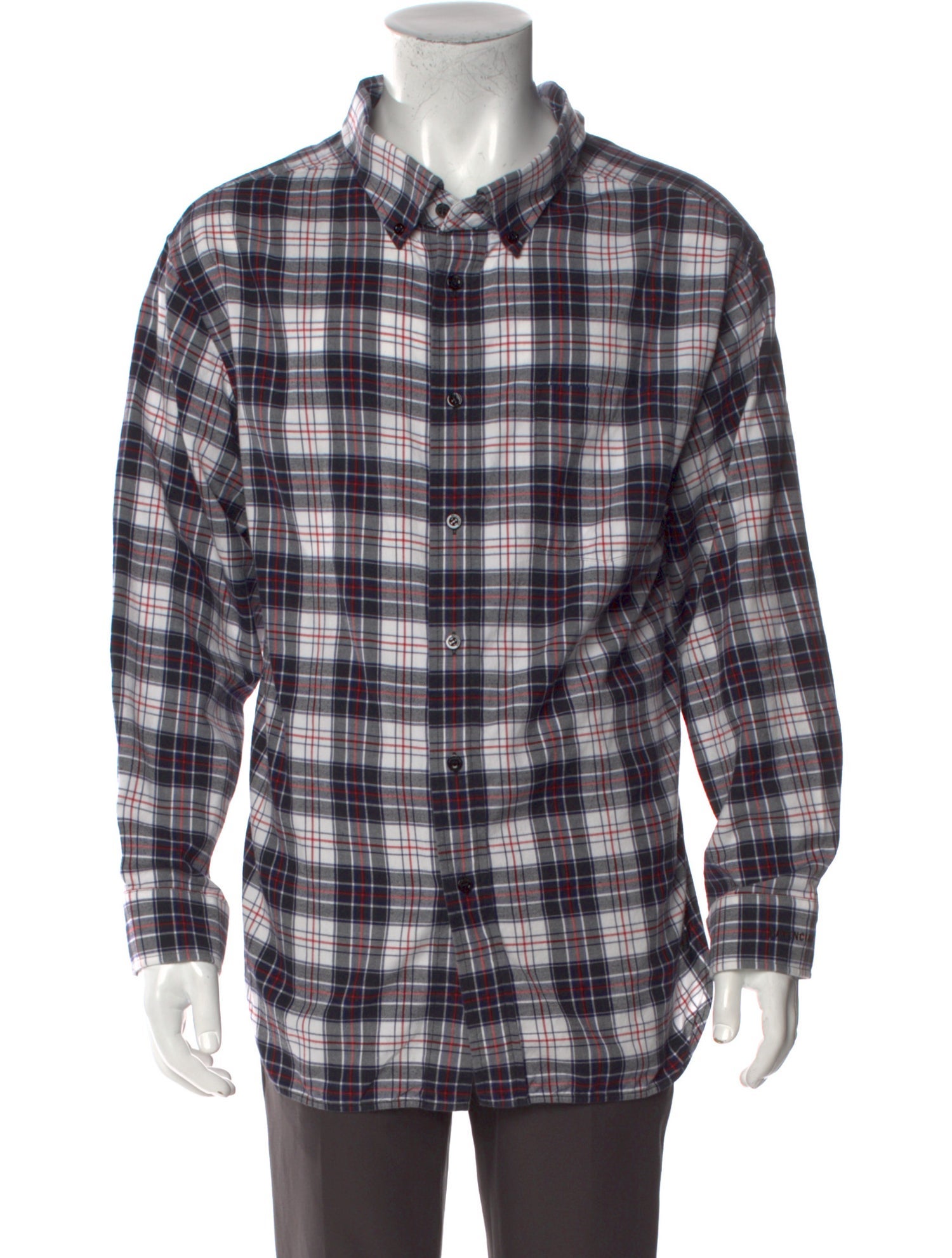 Balenciaga 2018 Flannel Western Shirt