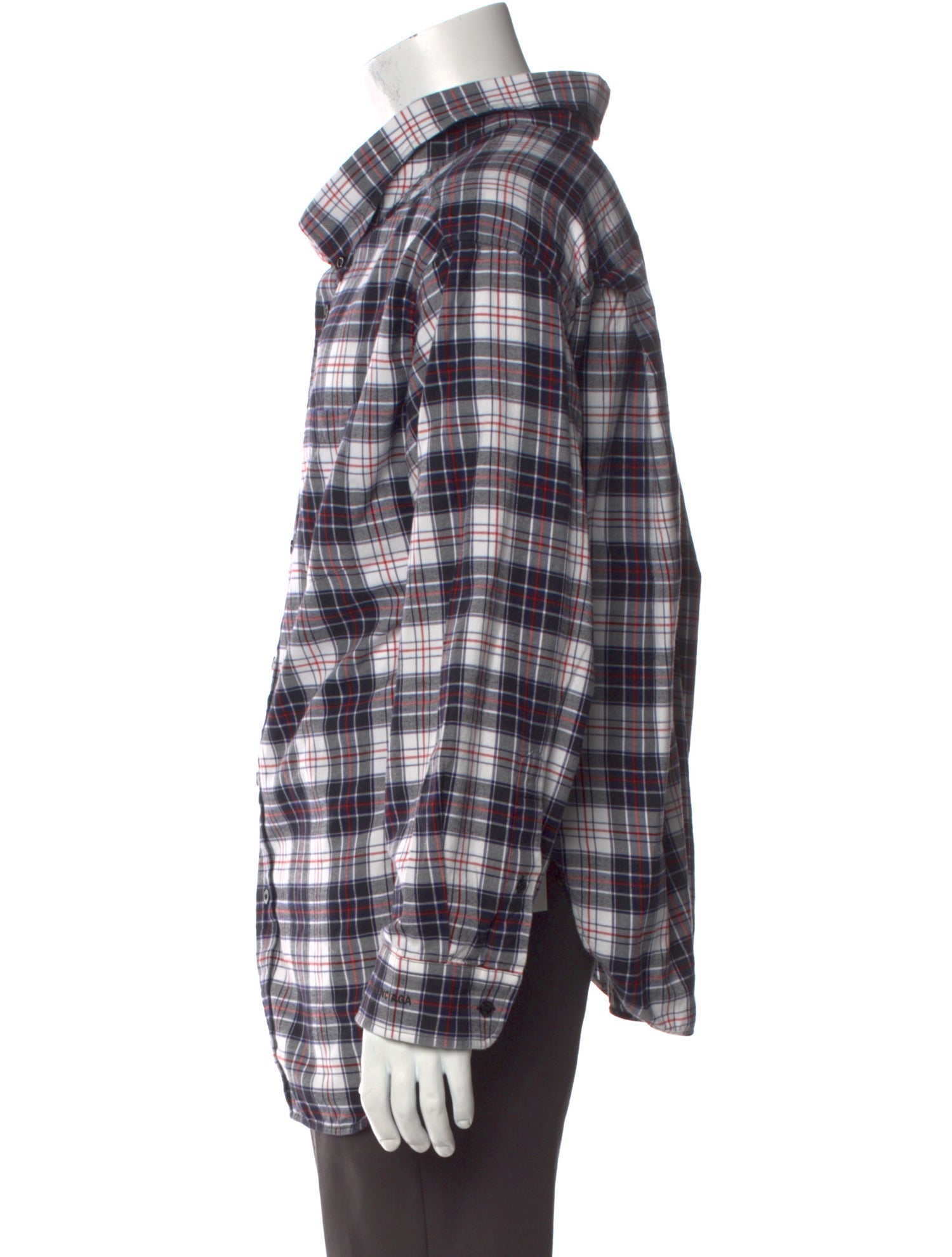 Balenciaga 2018 Flannel Western Shirt