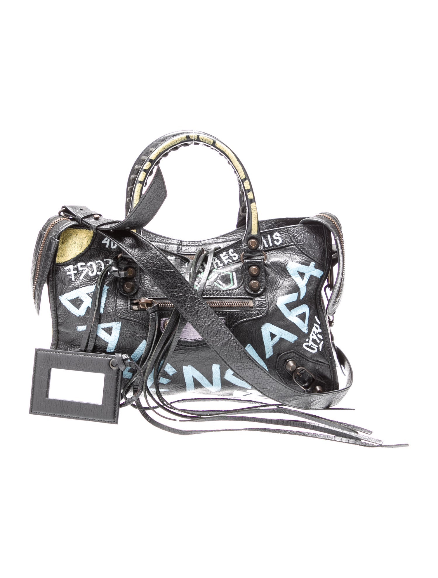 Balenciaga Leather Motocross Classic City