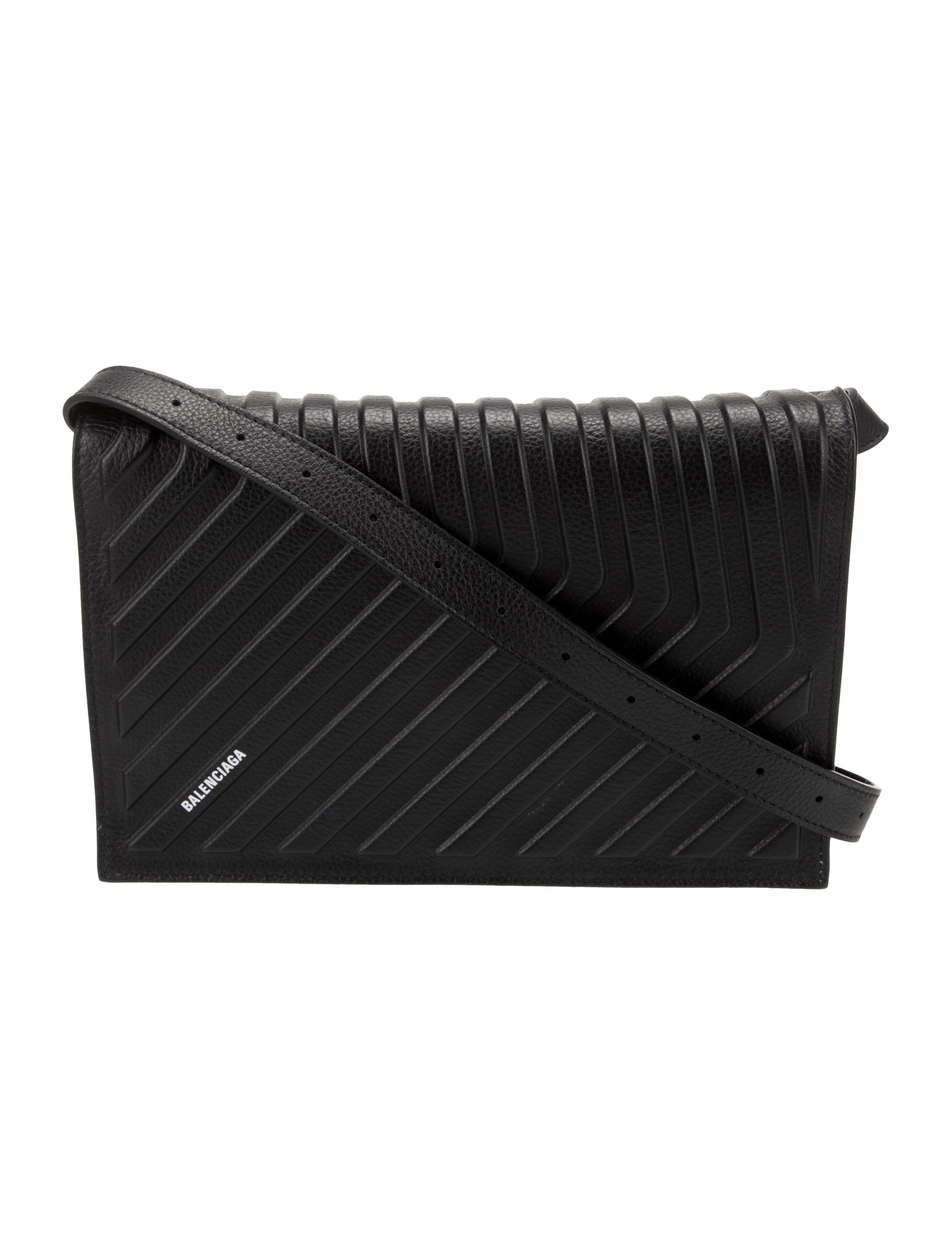 Balenciaga Leather Messenger Bag Small