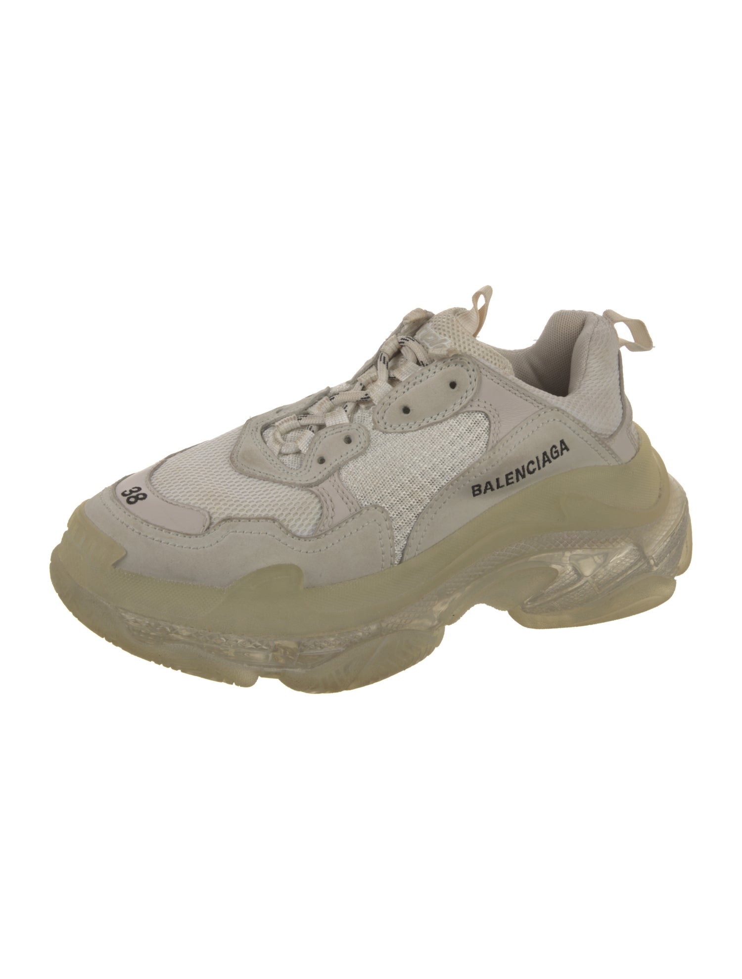 Balenciaga Triple S Clear Sole Chunky Sneakers