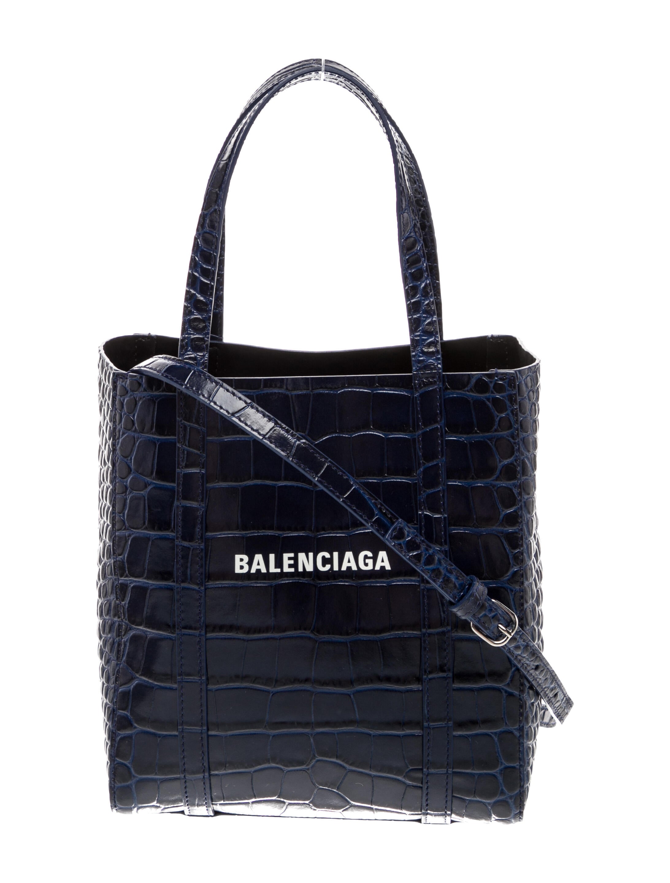 Balenciaga Embossed Leather Tote