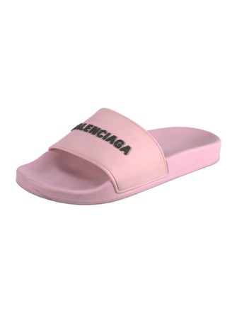 Balenciaga Rubber Printed Slides