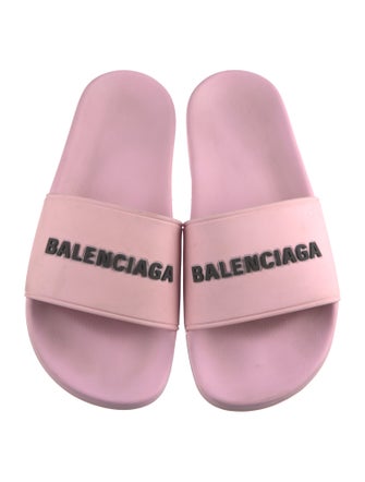Balenciaga Rubber Printed Slides