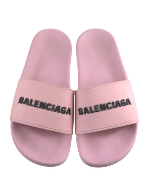 Balenciaga Rubber Printed Slides