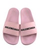 Balenciaga Rubber Printed Slides