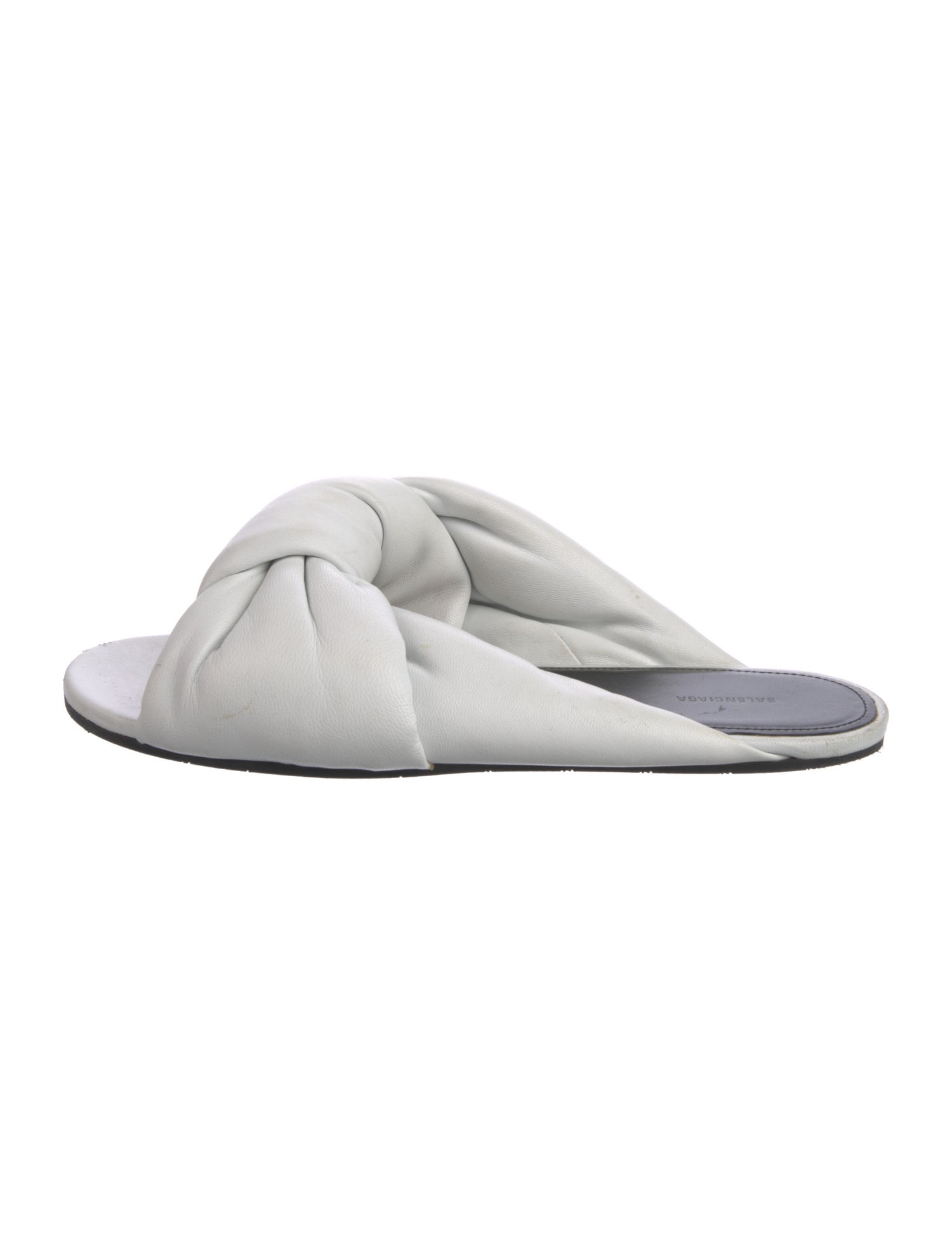 Balenciaga Leather Slides