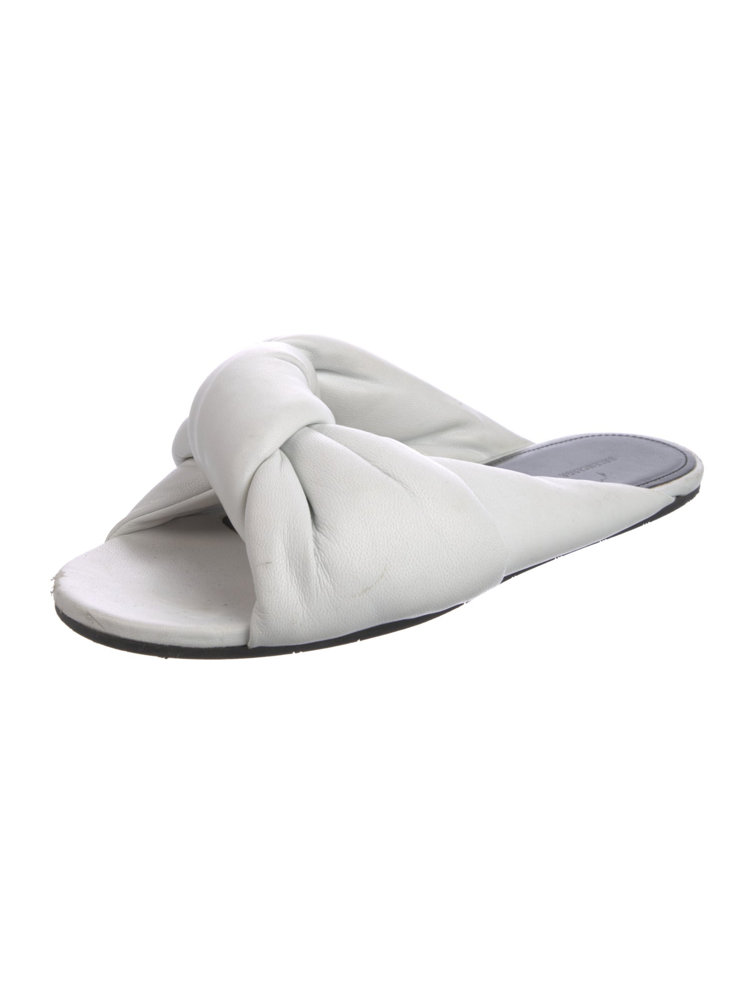 Balenciaga Leather Slides