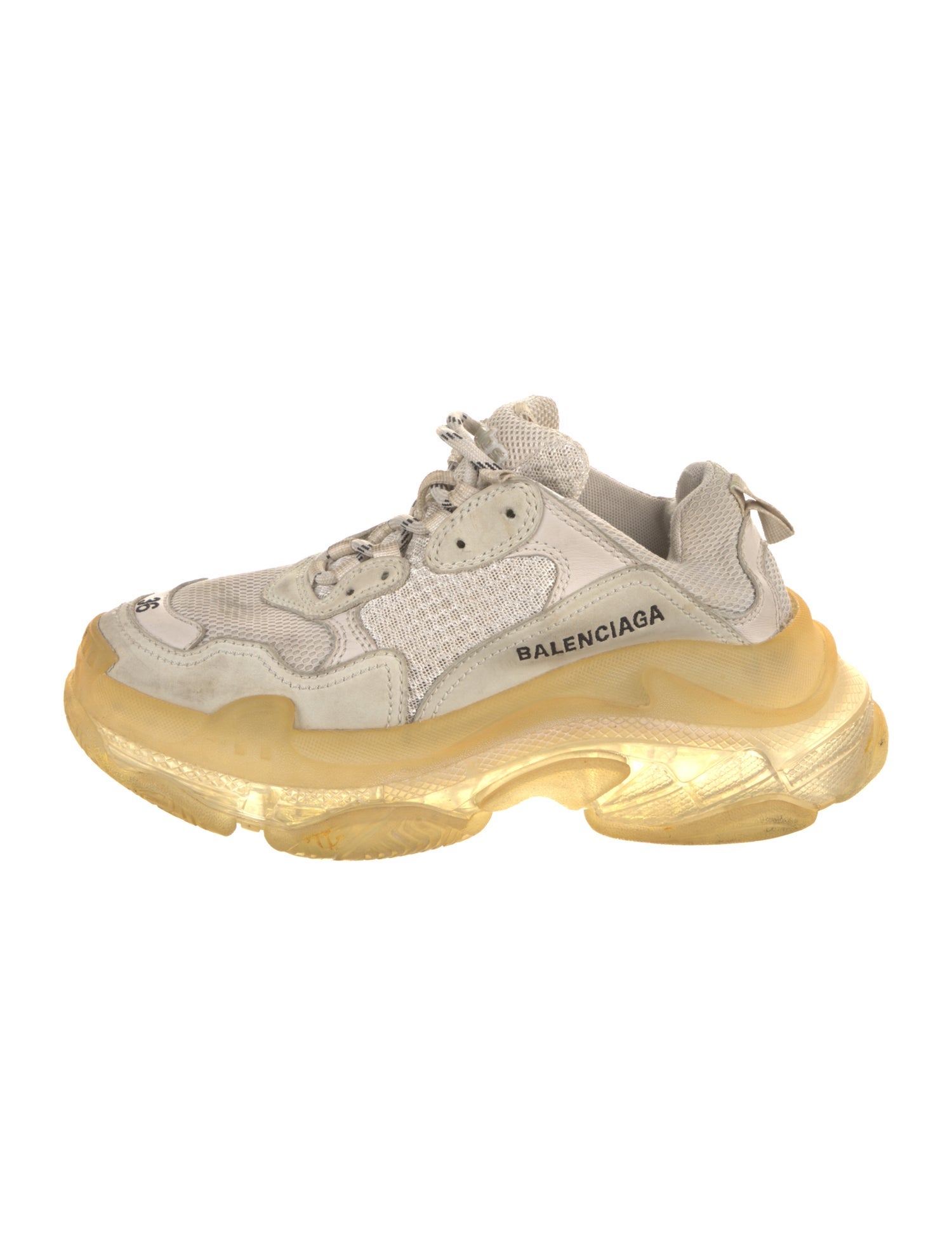 Balenciaga Triple S 'Clear Sole' Chunky Sneakers