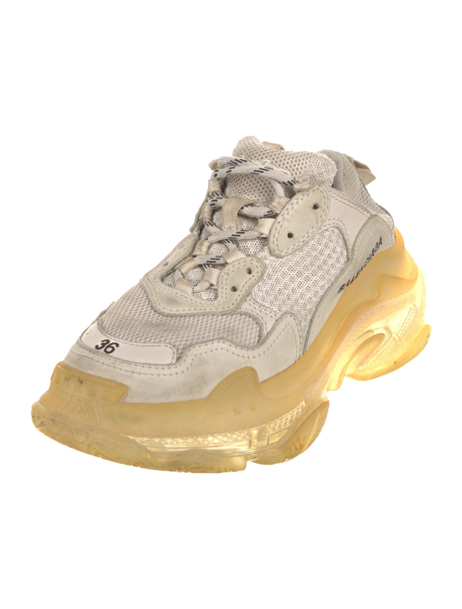 Balenciaga Triple S 'Clear Sole' Chunky Sneakers