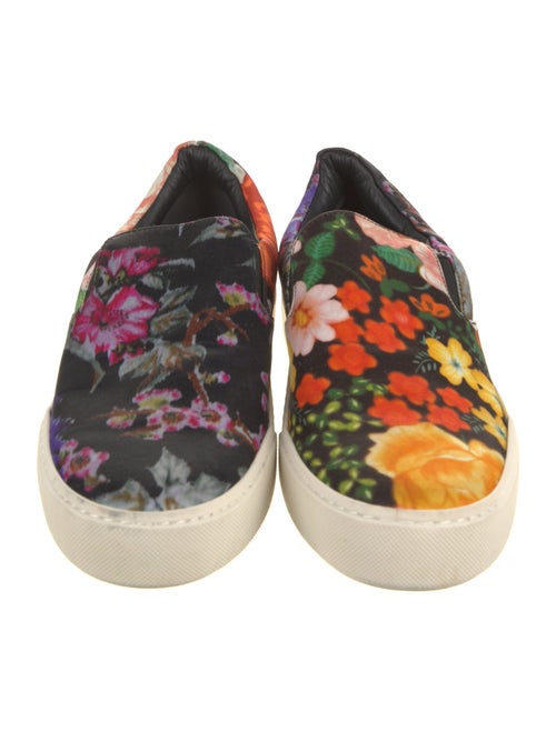 Balenciaga Satin Floral Print Sneakers