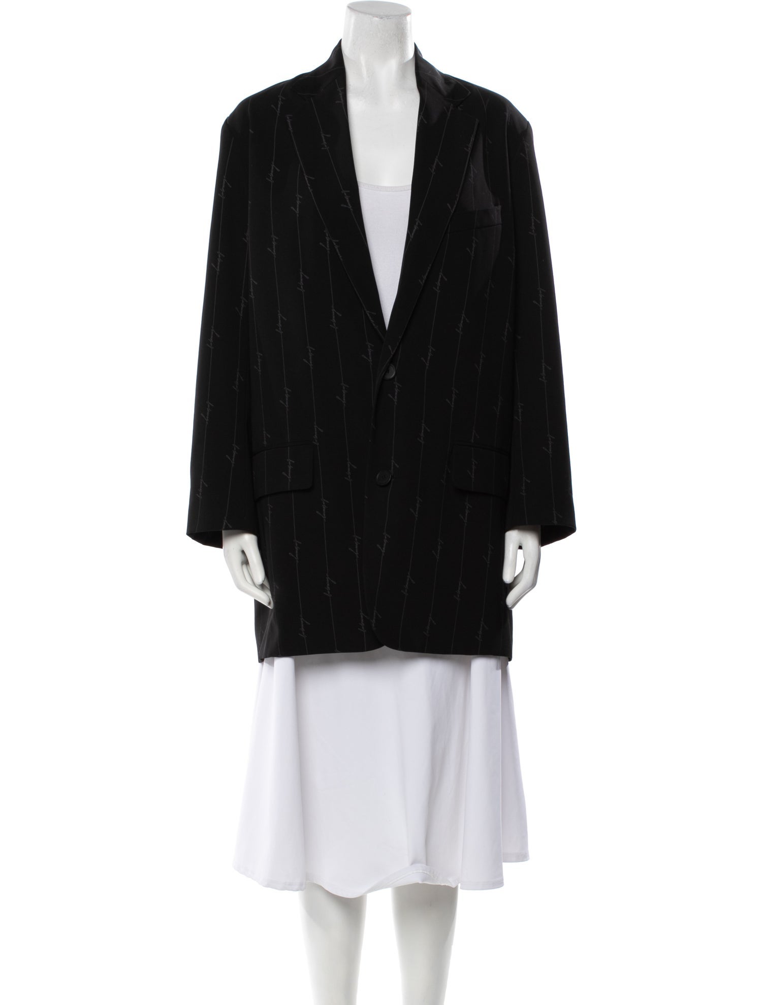 Balenciaga 2020 'Script Logo' Evening Jacket