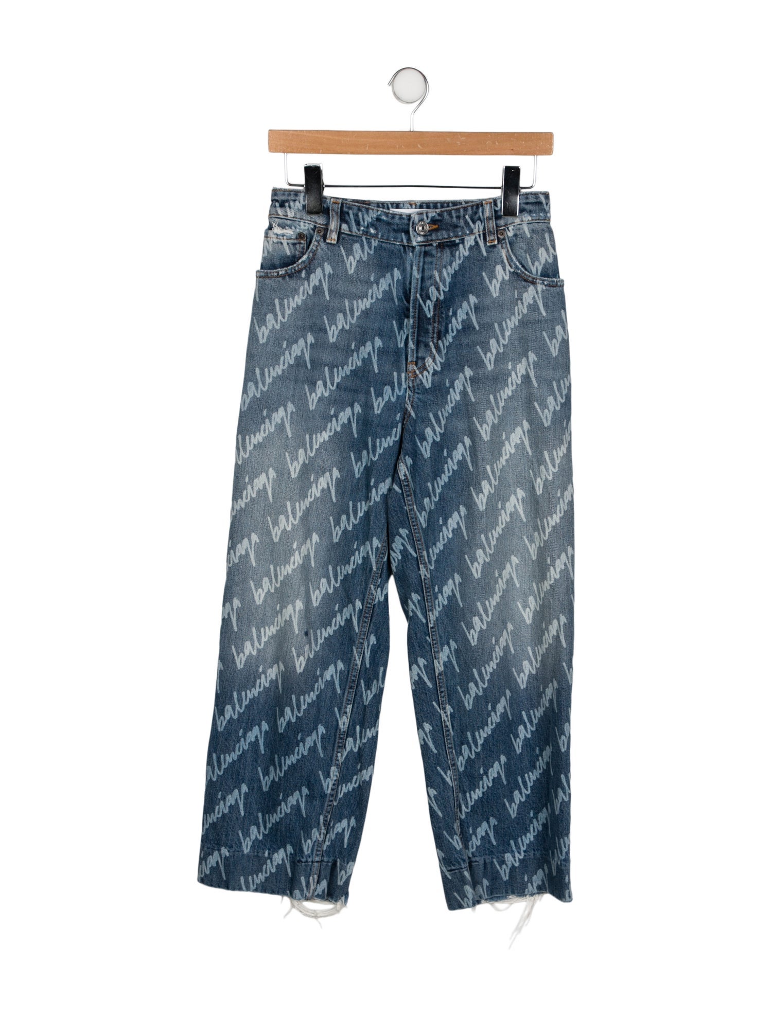 Balenciaga High-Rise Wide Leg Jeans