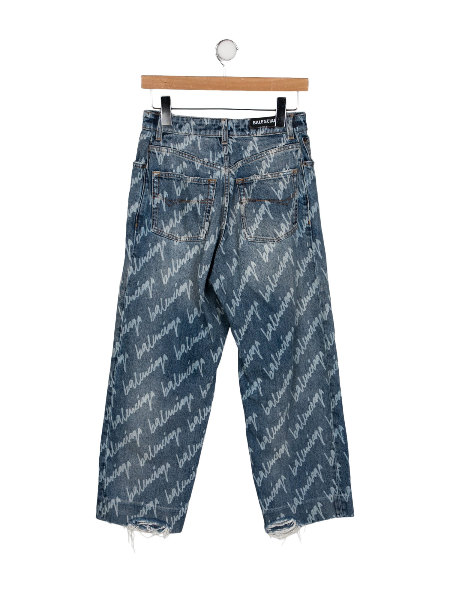 Balenciaga High-Rise Wide Leg Jeans