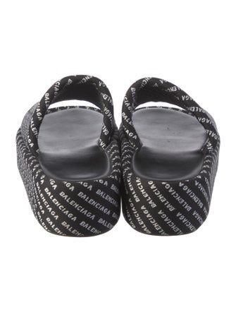 Balenciaga Printed Slides