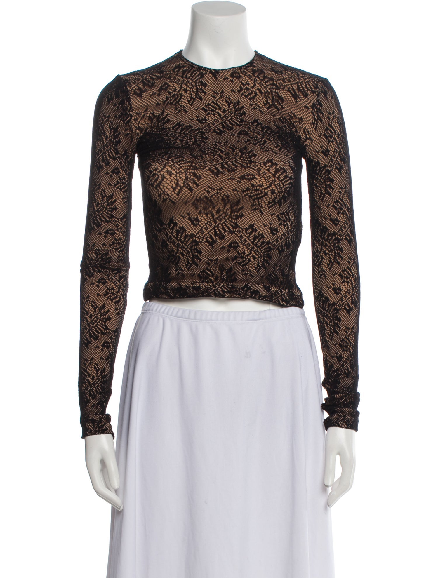 Balenciaga 2024 Animal Print Crop Top w/ Tags