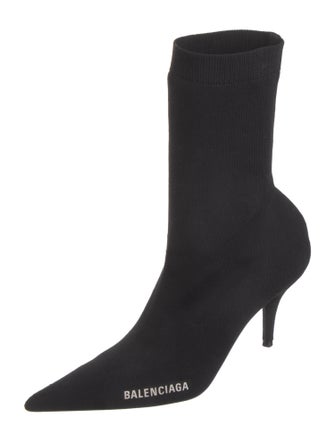 Balenciaga Signature Logo Sock Boots