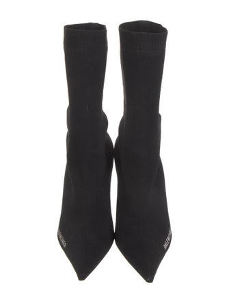 Balenciaga Signature Logo Sock Boots