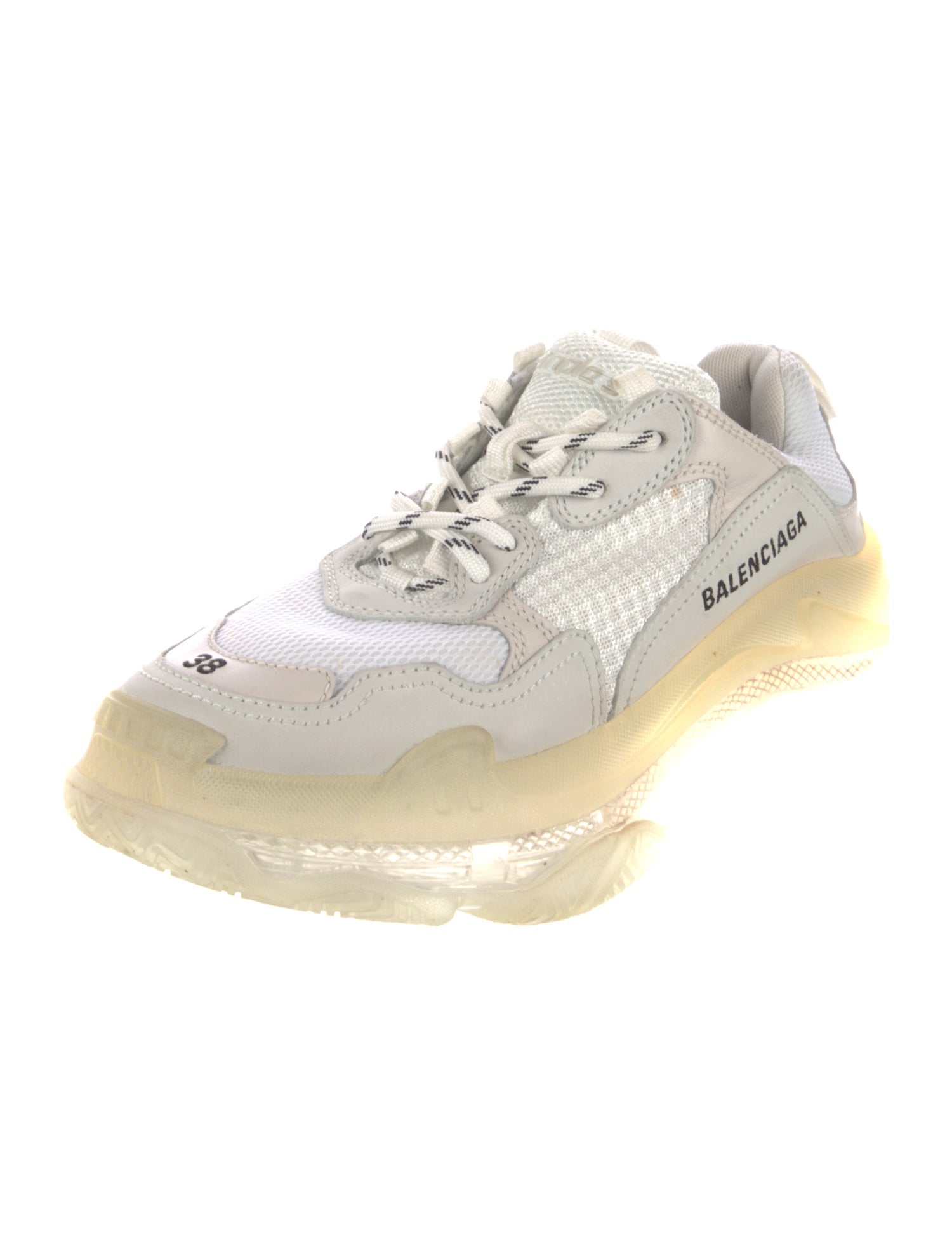 Balenciaga Triple S Clear Sole Chunky Sneakers