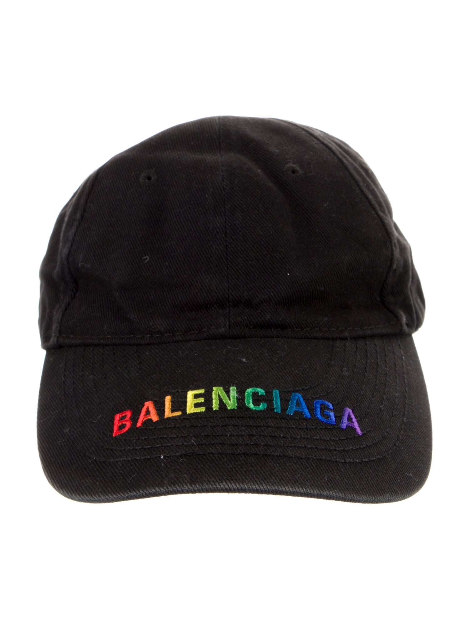 Balenciaga Embroidered Canvas Baseball Cap