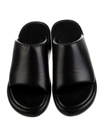 Balenciaga Leather Slides