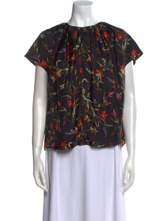 Balenciaga 2016 'Floral' Blouse