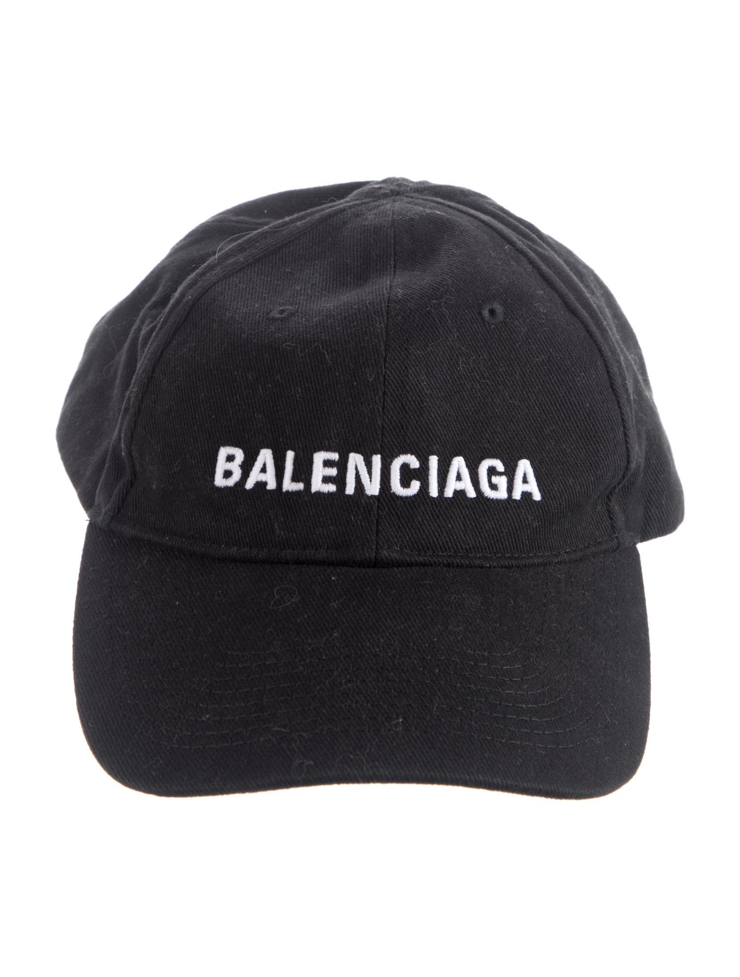 Balenciaga Solid Emmbroidered Baseball Cap