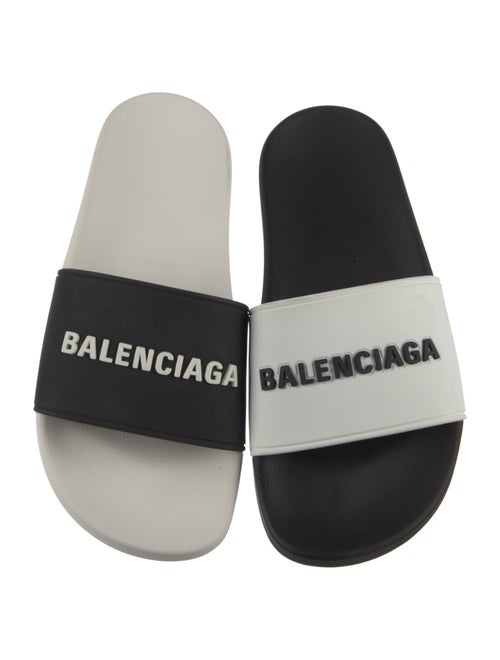 Balenciaga Rubber Printed Slides