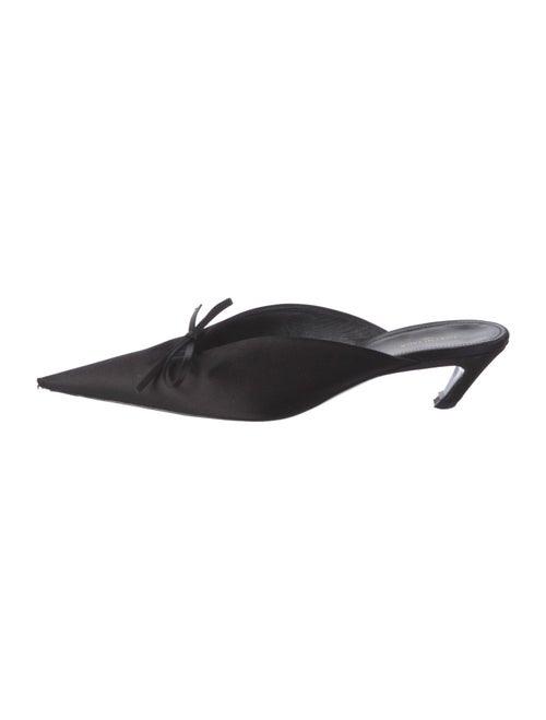 Balenciaga Satin Bow Accents Mules