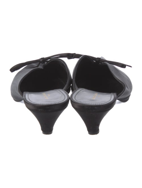Balenciaga Satin Bow Accents Mules
