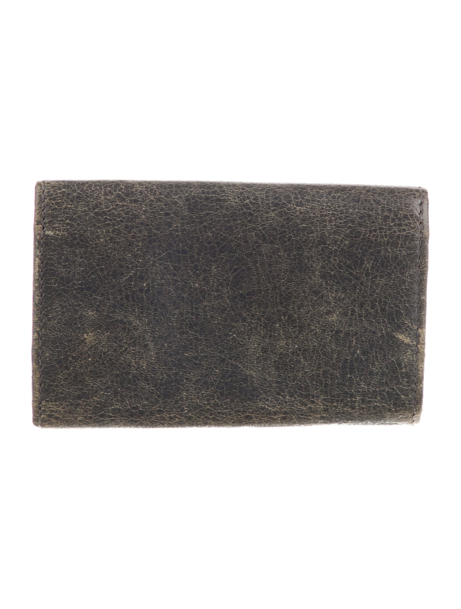 Balenciaga Motostud Leather Key Holder