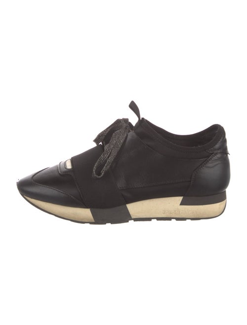 Balenciaga Race Runner 'Black White' Athletic Sneakers