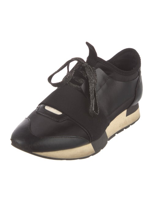 Balenciaga Race Runner 'Black White' Athletic Sneakers