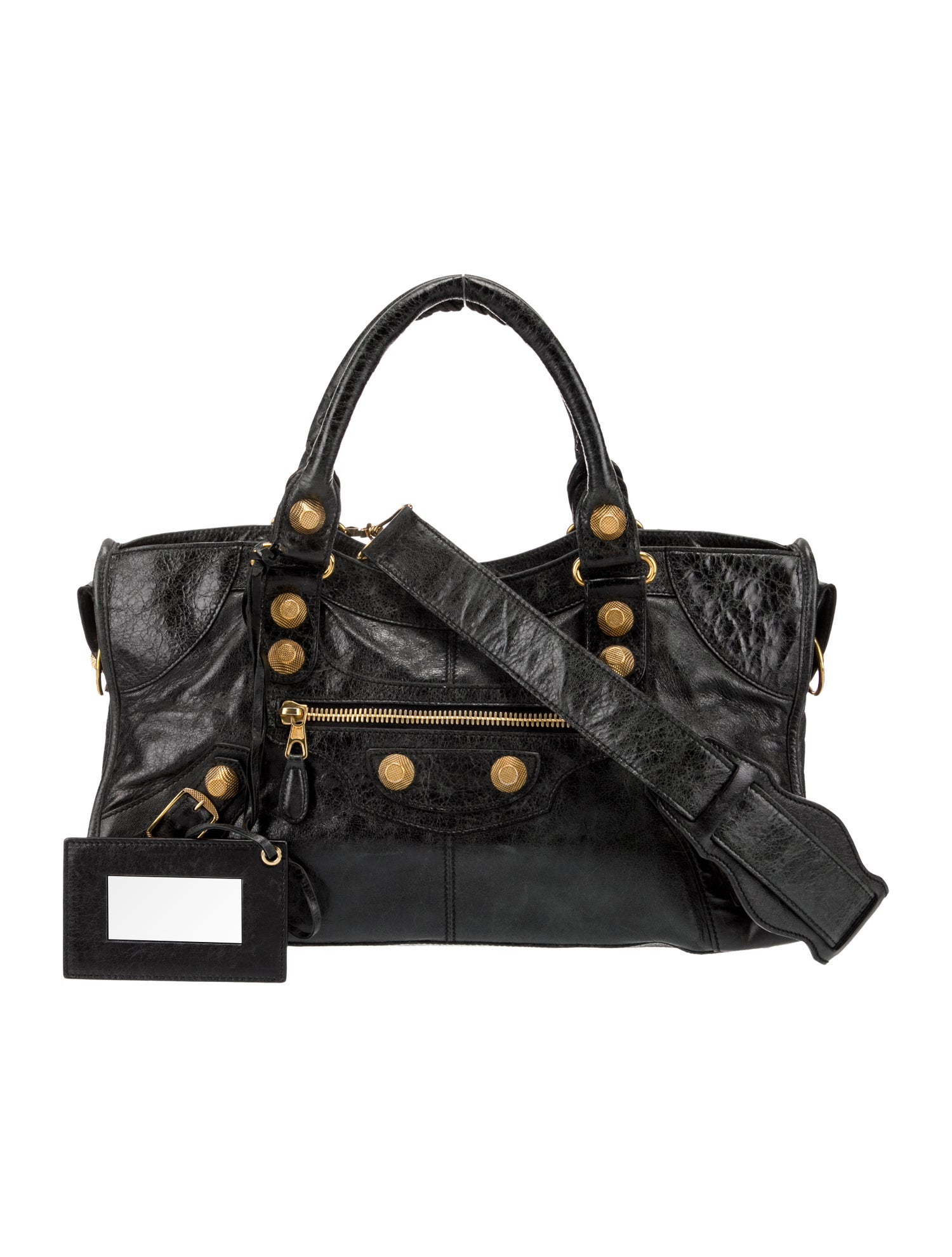 Balenciaga Leather Motocross City Giant Large