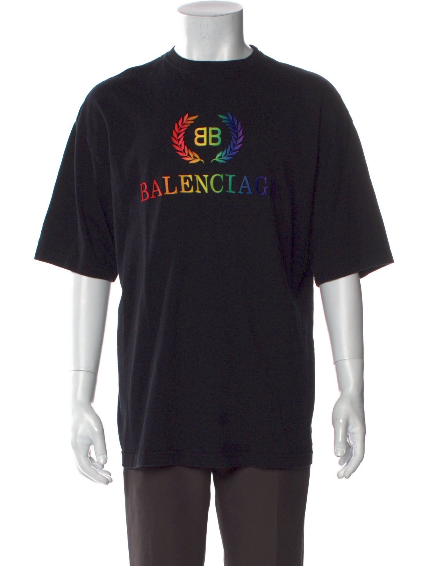 Balenciaga 2018 BB Crest Logo T-Shirt